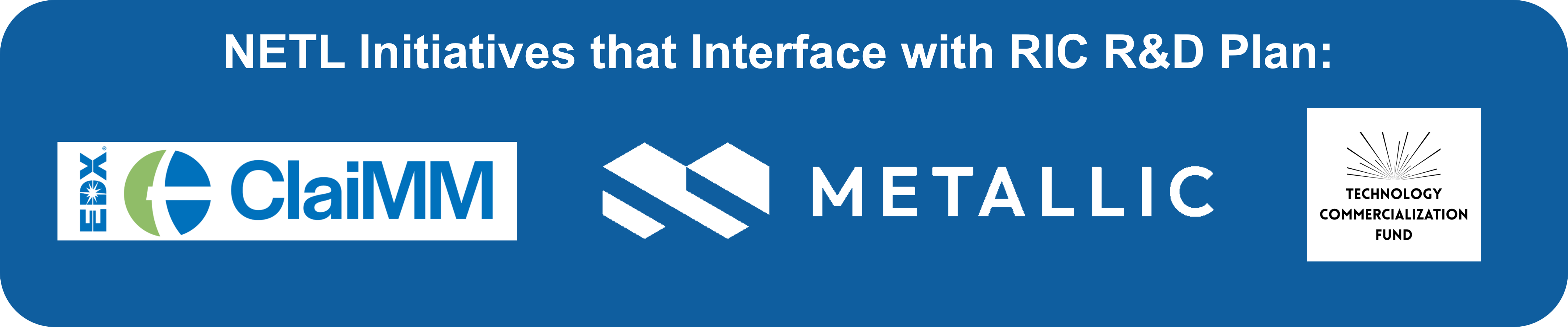 RIC R%D Plan initiatives