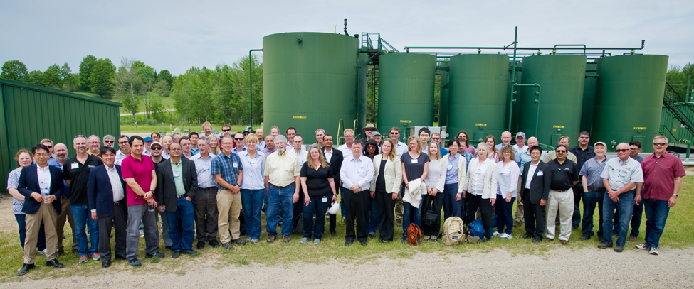 Site visit to Core Energy CO2-EOR field during IEAGHG Monitoring Network meeting in Traverse City, Michigan, in 2017.