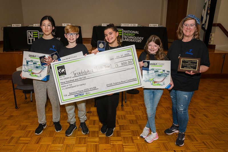 Triadelphia Middle School Team 1 — Second place.