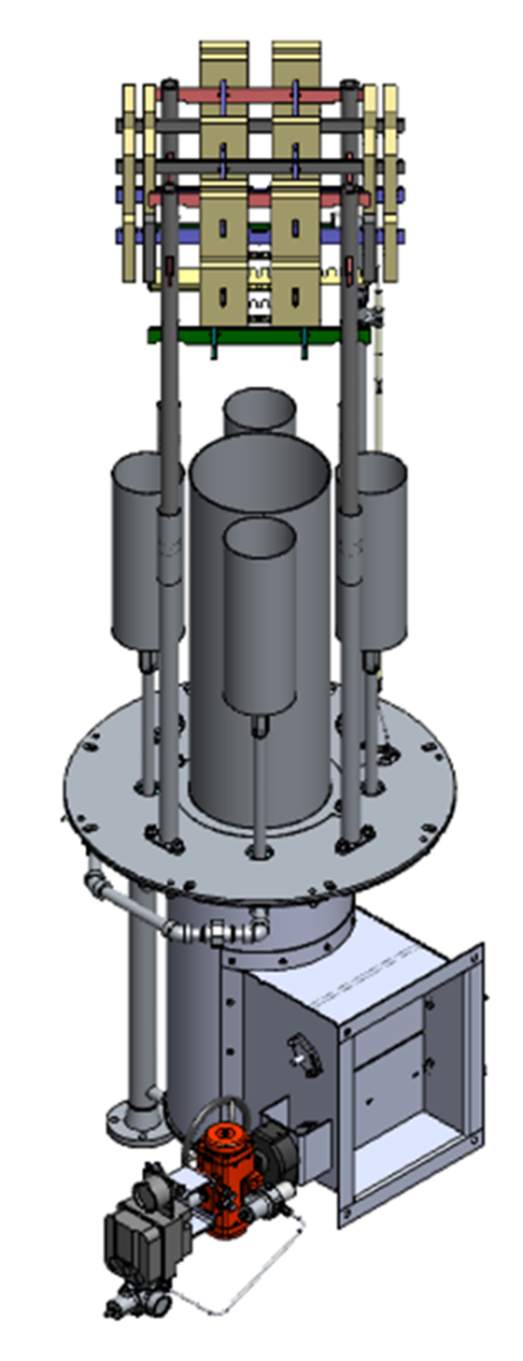 A model of the ClearSign Core Process Burner.