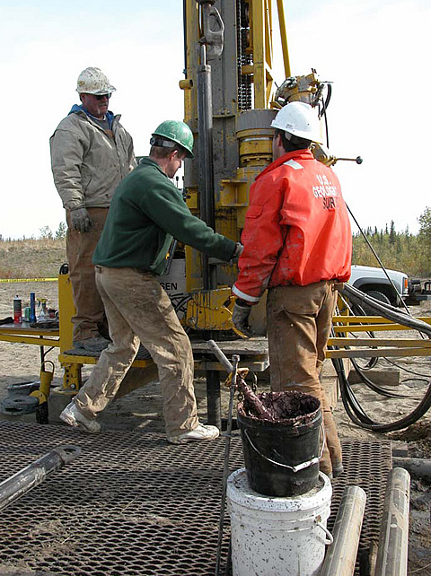 Slimhole drilling is under way to test the Fort Yukon CBNG resource.