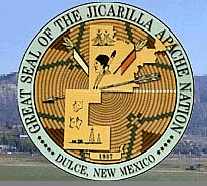 Seal of the Jicarilla Apache Nation.