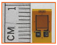 	Figure 1: Vishay Micro-Measurements, Inc.'s temperature sensor, used in NETL's single-sided technique.