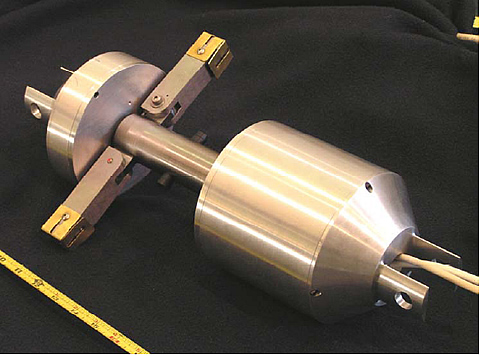 Rotating permanent magnet inspection device for a twelve inch pipe