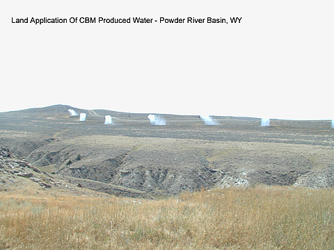 Land application of CBM produced water  in the Powder River Basin, WY