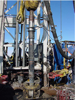 Data Link assembly which collects data from the rotating pipe during drilling operations