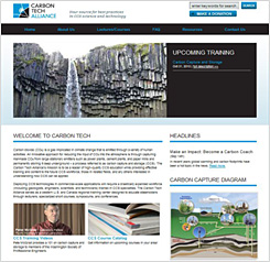 EOS Alliance website as an example of a training center website available that is providing access to training opportunities and other CCS-related information.