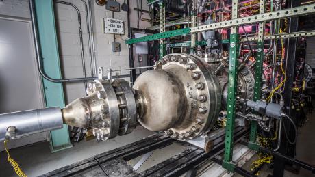The Dynamic Gas Turbine Combustion Test Rig in NETL's High-Pressure Combustion Facility