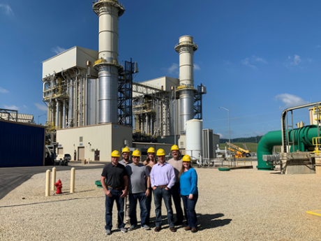The NETL Point Source Carbon Capture Team at the Cane Run Generating Station.