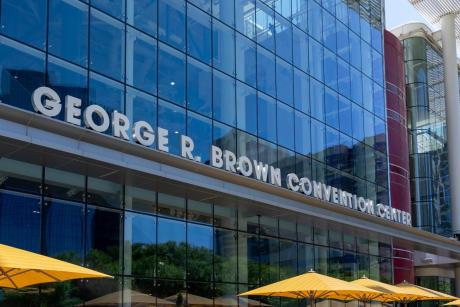 Front of the George R. Brown Convention Center building