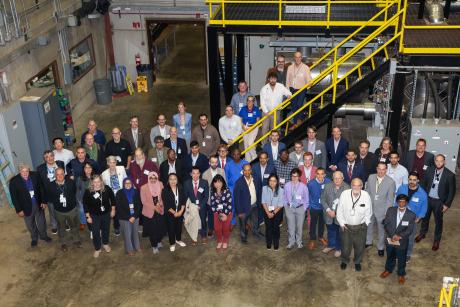 A group photograph of all who attended the annual Low Emission Advanced Power (LEAP) Workshop