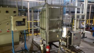 WVU’s bench-scale fluidized bed gasifier is providing valuable experimental data that is helping validate computer models at NETL.