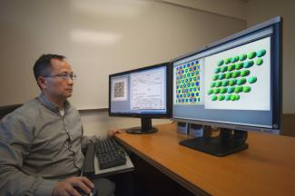 NETL’s Michael Gao uses computational simulation software to develop a unique set of databases that will help NETL create higher-performing alloys in advanced energy systems.
