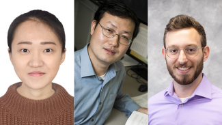 NETL research associates Hang Zhou, Shun-Li Shang and Samuel Flett