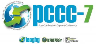 The Post-Combustion Capture Conference (PCCC7) logo.